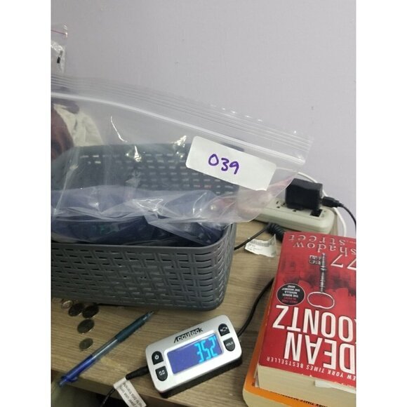 Woolovers Blue Striped Cotton Cashmere Sweater Mens XL - Picture 8 of 8